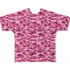 猫と釣り人のCAMOUFLAGE_FB_3 All-Over Print T-Shirt