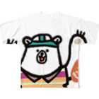 MedicalKUNのラグビー部★シロクマくん》文字ナシ フルグラフィックTシャツ