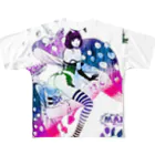 loveclonesのMAD ALICE 電池式キノコの国のアリス バニー型 All-Over Print T-Shirt