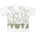 あまみやのフシギの森のピュータ 新色 All-Over Print T-Shirt