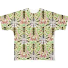 TETETEN SHOPのBUGS & CRAFTS 001 All-Over Print T-Shirt