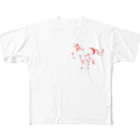 Takafumi  Yamadaの火の馬 All-Over Print T-Shirt