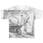 湘南の こむちゃんの大型船 進水式 All-Over Print T-Shirt