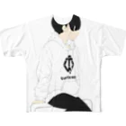 つゆけんのショップのTWsパーカーの女の子 フルグラフィックTシャツ