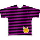 EASELのハロウィンかぼちゃ フルグラフィックTシャツ