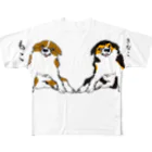 奇染屋傾金堂(きぞめやかぶきんどう)のうちの犬。 All-Over Print T-Shirt