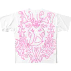 TENG4のPinkLine フルグラフィックTシャツ