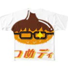 かつめディアショップのかつめディアロゴ All-Over Print T-Shirt