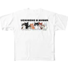 nozomiorideの【猫好き】うちのこ8にゃんず - 文字入り All-Over Print T-Shirt