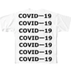 G-HERRINGのCOVIDー19 フルグラフィックTシャツ