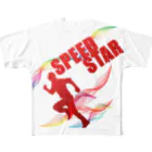 TAKUYA DESIGN WORKSのSPEED STAR－POP－ フルグラフィックTシャツ