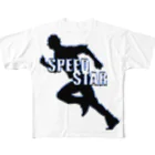 TAKUYA DESIGN WORKSのSPEED STAR－COOL－ All-Over Print T-Shirt