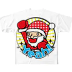 Cɐkeccooのハイテンションサンタ★クリスマスだYeah! フルグラフィックTシャツ