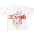 un_grn (月刊アングラ)の<コラボ→CHIHIRO URABE> 35℃ milk: TS フルグラフィックTシャツ