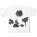 kenbutsuの紫外線注意 All-Over Print T-Shirt