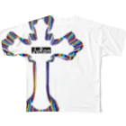 VERSUS Design by JuRanのVERSUS® Rainbow Cross Logo フルグラフィックTシャツ