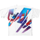 iNvisibleColorsのiNvisibleColors_Graffiti_Full フルグラフィックTシャツ