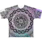 GEBC craftのmandala color フルグラフィックTシャツ