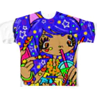 デデしょっぷのカラフル×ギャル② All-Over Print T-Shirt