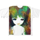 nicoragoriraのRed eyes All-Over Print T-Shirt