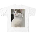 白猫オッドアイショップの白猫オッドアイしろちゃ2 フルグラフィックTシャツ