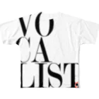 ラスト バンディットのVocalist Black All-Over Print T-Shirt