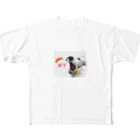 ジャックラッセルテリアななちゃんの気持ちのジャックラッセルテリアななちゃん「却下！」 All-Over Print T-Shirt