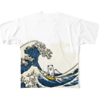 mamezoのサーフィン All-Over Print T-Shirt