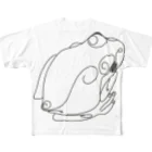 suparnaのかえるくん　ライン All-Over Print T-Shirt