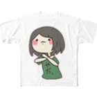 ものもの屋さん【ee!vo公式】のやだ。 All-Over Print T-Shirt