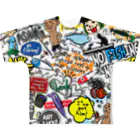 ワカボンドの爆釣アーティスティック All-Over Print T-Shirt