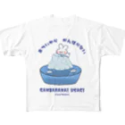 あやせえものあついからがんばらない（がんばらないうさぎ） All-Over Print T-Shirt