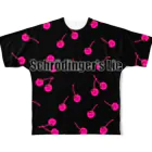 シュレディンガーの嘘のBIG Cherry black All-Over Print T-Shirt