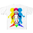 スロータイプ書店 Slowtype BooksのRGB アールジービー 224 All-Over Print T-Shirt