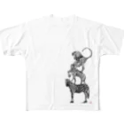 AtelierYAM2のワイルドブレーメン（Love All Wild Animals） フルグラフィックTシャツ