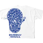 GraphicersのBubbly Skull フルグラフィックTシャツ