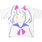 ひらめのおんなのこ その１ フルグラフィックTシャツ