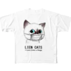 I love cats&dogs　のマスクしてます フルグラフィックTシャツ