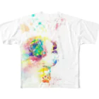 sartan_arcのイヌ_dog.2_watercolor_T-shirt フルグラフィックTシャツ