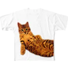 Elegant CatのElegant Cat ① All-Over Print T-Shirt