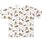 猫と釣り人のIKA_1C_FB All-Over Print T-Shirt