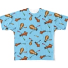 猫と釣り人のIKA_2CB_FB All-Over Print T-Shirt