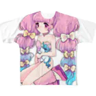 いちコのピンクの少女 All-Over Print T-Shirt