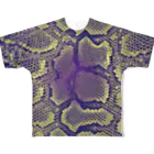  1st Shunzo's boutique のVenomous snake All-Over Print T-Shirt