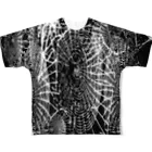  1st Shunzo's boutique のspiderweb All-Over Print T-Shirt