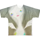 HatarAmicoの鳩胸 フルグラフィックTシャツ