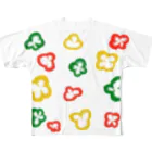 kibi_sunのカットパプリカ フルグラフィックTシャツ