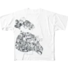 牧 やひろの仮面舞踏会 All-Over Print T-Shirt