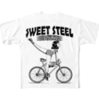 nidan-illustrationの"SWEET STEEL Cycles" #1 フルグラフィックTシャツ