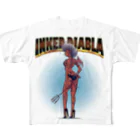 nidan-illustrationの"INKED DIABLA" All-Over Print T-Shirt